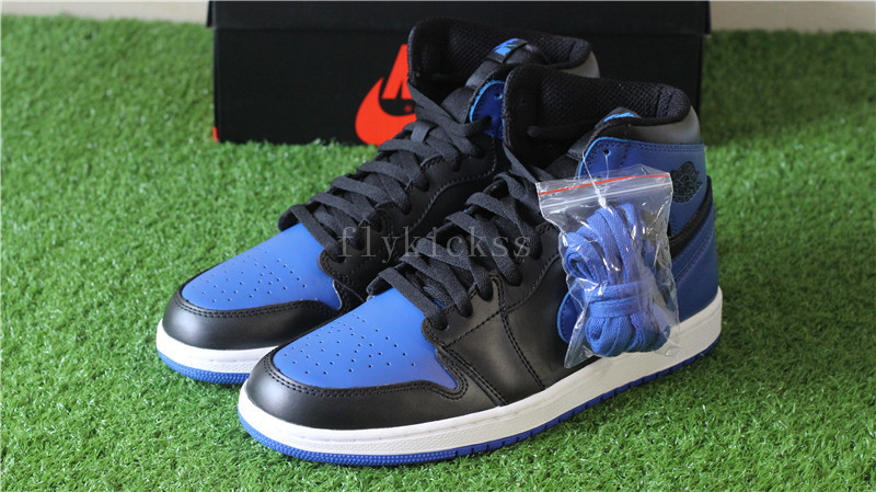 Authentic Air Jordan 1 OG High Royal Black Blue